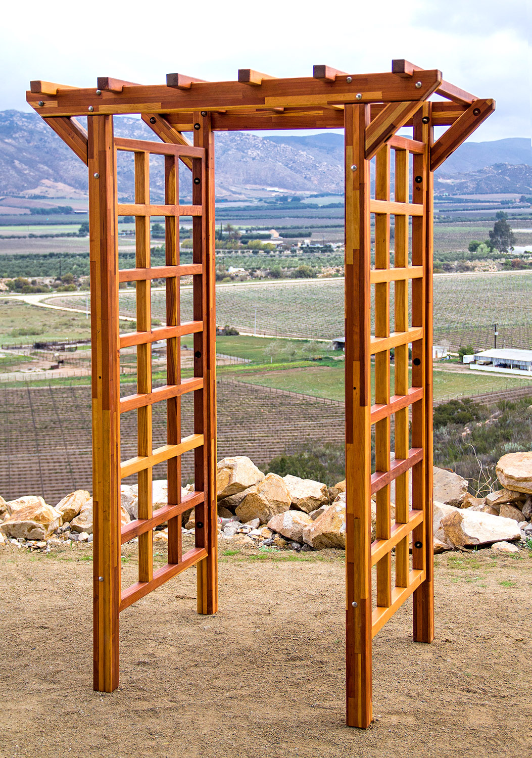 Entryway Arbor Forever Redwood